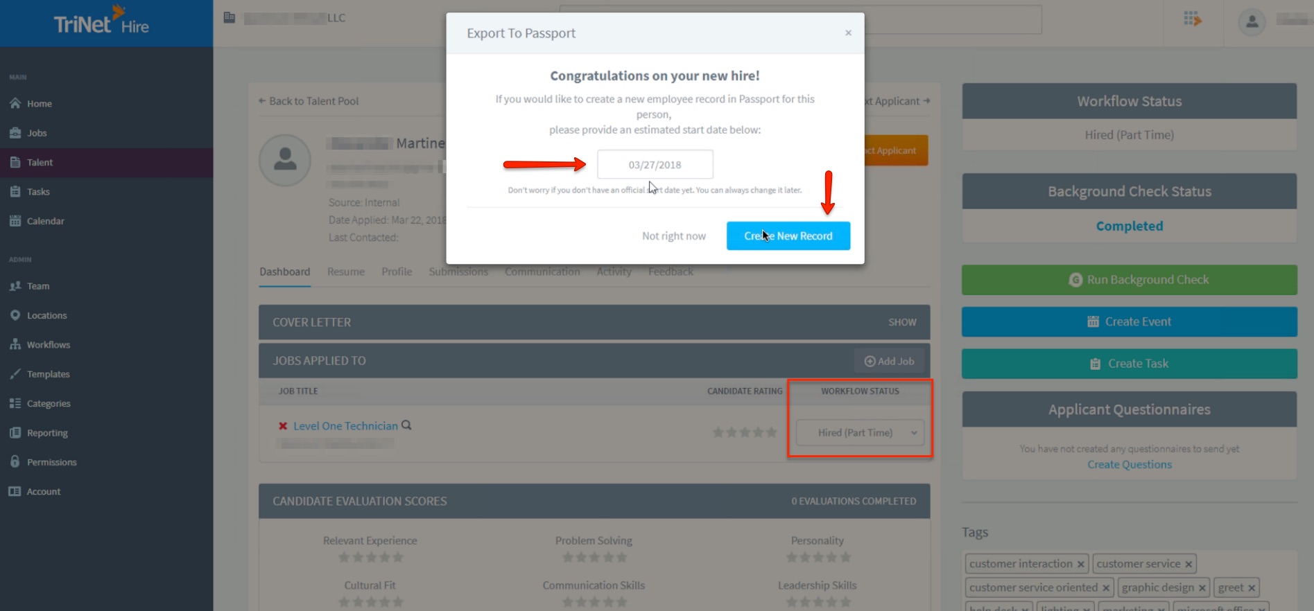 hrpassport trinet login