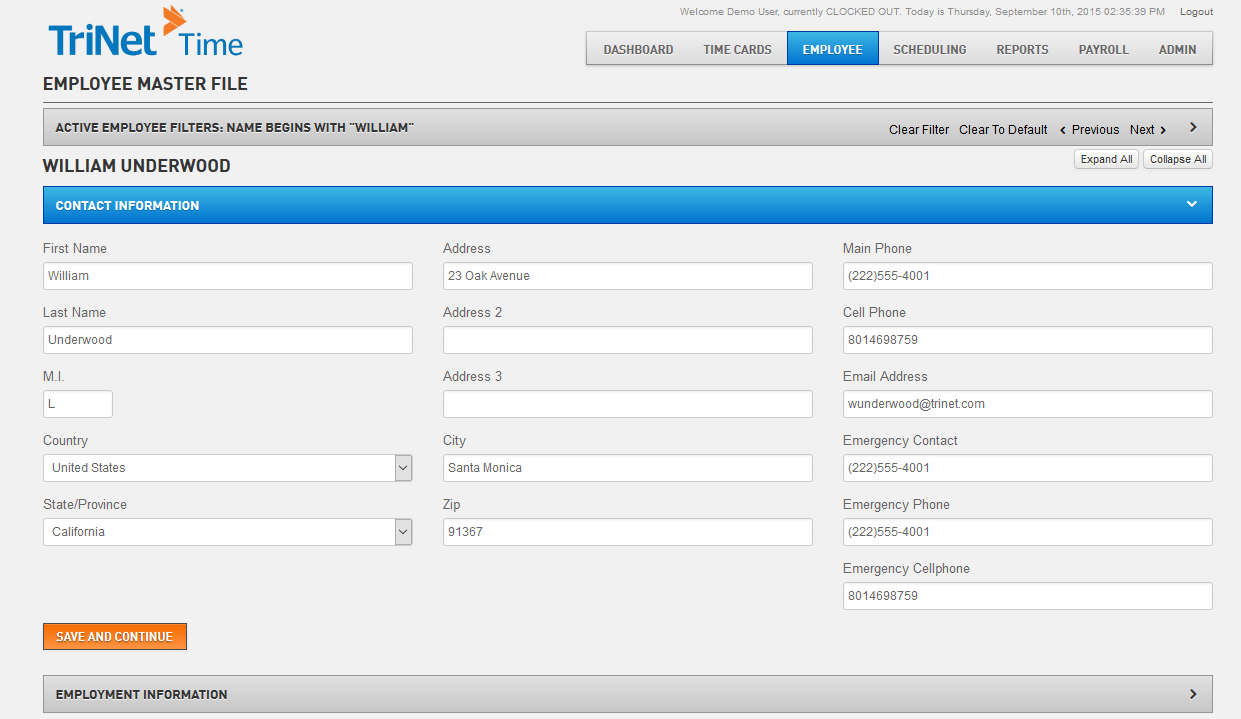 trinet login for employees